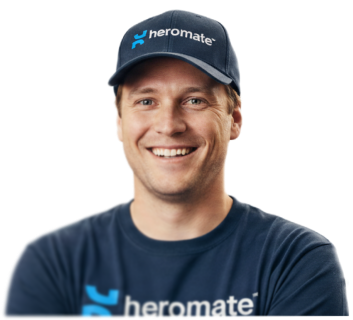 Professional using Heromate platform